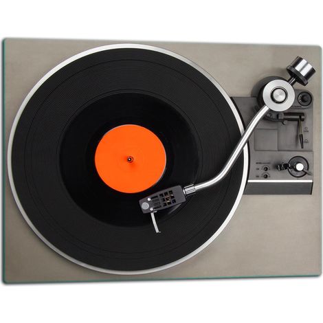 Glasschneidebrett 52x40 Vinylmusik (1/5)