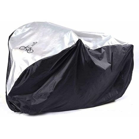 Funda para bicicleta de exterior, resistente a los rayos UV, al polvo, al agua y a la lluvia, para bicicletas, patinetes, bicicletas de carretera y de montaña - Talla S (para 1 bicicleta) (1/5)