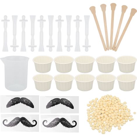 Kit d'épilation du nez à la cire douce pour la peau et efficace, avec bâtonnets de cire pour l'épilation des poils du nez (1/5)