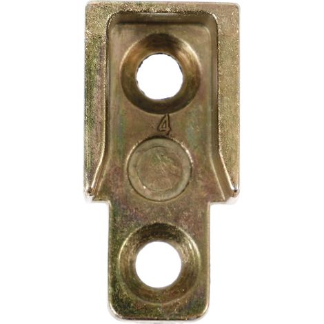 Verrou de fenêtre à guillotine en alliage de zinc avec plaque de gâche pour fenêtres coulissantes et mécanisme de verrouillage fiable pour habitation (1/5)
