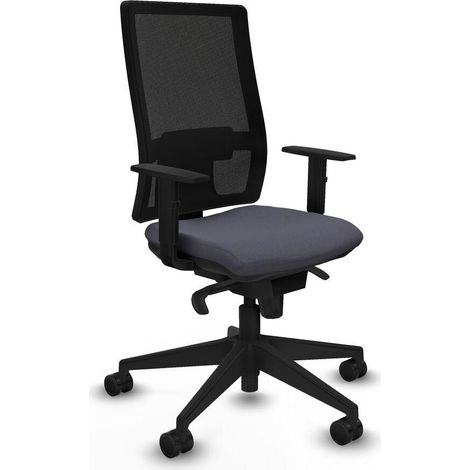piqueras-y-crespo Horna chaise de bureau noir ergonomique (1/3)