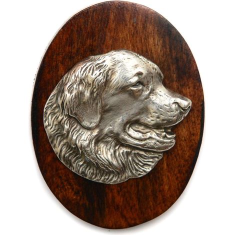 Leonberger - spilla per esposizione canina, fermaglio per numero di partenza, distintivo per cani di Art-Dog (1/4)