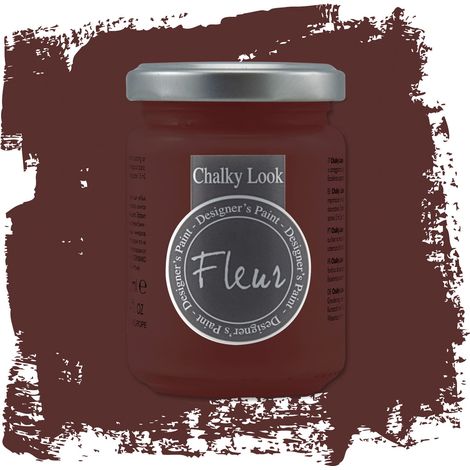 Fleur - Colori a base minerale - Fleur chalky look - effetto gesso 130 ml - scegli il colore / -/F30 English maroon