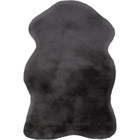 Tapis Déco "Sheep" 60x90cm Anthracite (1/4)