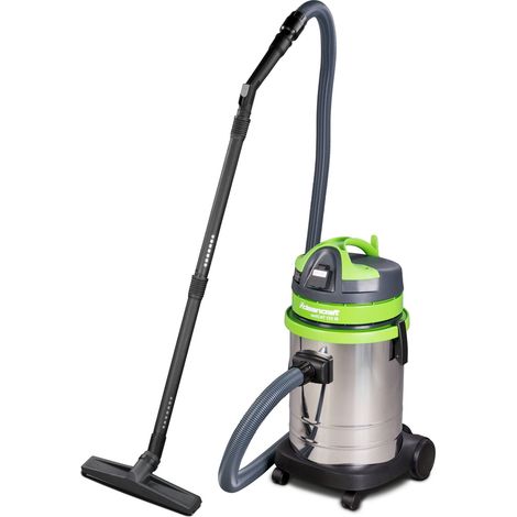 Aspirateur eau et poussière avec démarrage automatique - 33 litres cuve en acier inoxydable - 1 moteur 1 kW 230 V - 72 dB(A) Cleancraft WETCAT 133 IR