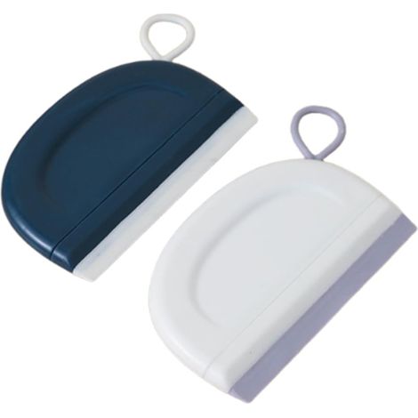 2 espátulas de ducha, espátulas de goma, espátulas para ventanas de coche, mini raspadores flexibles de silicona para puertas de ducha, ventanas, cristales, limpieza de baños y cocinas. (1/5)