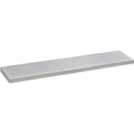 Cubremuros Duero Liso 1 m - Ranuras inferiores que refuerzan el anclaje - 100 × 20 × 4,5 cm - Unidad - Gris Ciment (1/5)