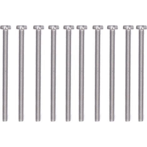 50Pcs Vis tête cylindrique fendue inox M3x45 (1/5)