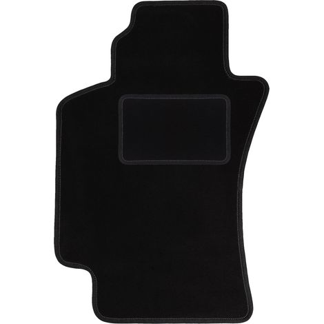 Fahrermatte aus Samt für: Toyota Avensis I T22 Limousine, Kombi, Schrägheck, Schrägheck (1997–2003), schwarz