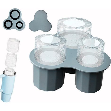 Eiswürfelform Silikon für Stanley Cup, 3 Größen, BPA-frei, wiederverwendbar