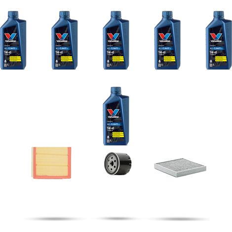 Kit tagliando 3 FILTRI e 6L OLIO compatibile con Renault Laguna II 2.0 16v 103kw dal 2000 (1/5)