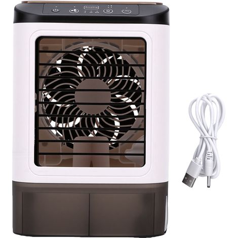 Mini ventilatore umidificatore – 3 velocità, 2 impostazioni di nebulizzazione, per ufficio/casa (1/5)