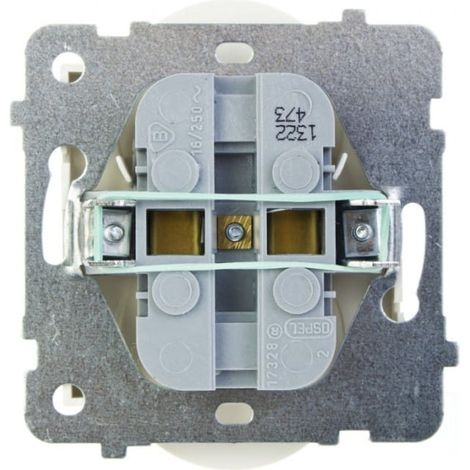 Toma eléctrica Ospel gp-2gr/m/27 empotrable 16A 250V
