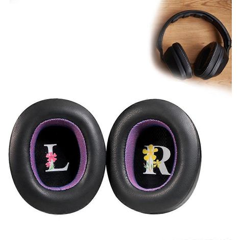 Coussinets d'oreille en mousse protéinée et peau de mouton pour casques TUNE T700BT, T710BT, T750BTNC et T760 (1/4)