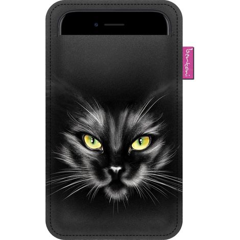 Funda XXL para smartphone, diseño Nero - Antracita, fieltro ecológico, lavable a 40 °C - Protección para teléfono, iPhone 12 Pro Max, Samsung Galaxy S21 Ultra, Huawei Mate 40 Pro, Bertoni (1/5)