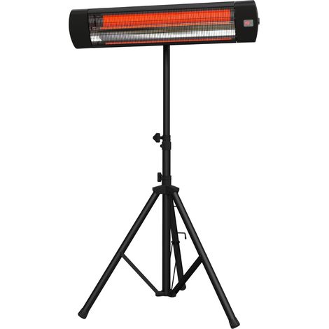 Chauffage Infrarouge 2000 w Sur Pied,Radiateur Avec Trépied Réglable