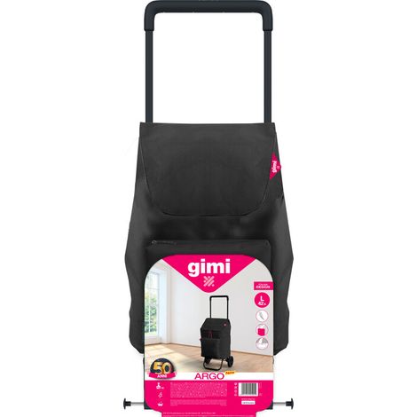 GIMI CARRELLO SPESA ARGO 42 L NERO