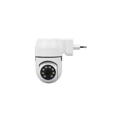 A16 Caméra de sécurité WiFi Indoor 360 degrés Full View Motion Detection Night Vision Plug In Smart for Home Supermarket Office (1/5)