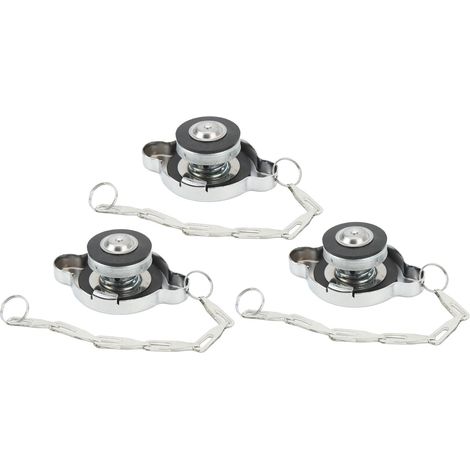 Lot de 3 bouchons de radiateur avec joint pour vase d'expansion de liquide de refroidissement 0,9 bar, compatibles avec Ninja 650 Z650 ER650 (2017-2022) (1/5)