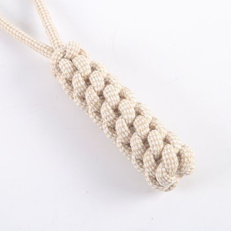 gjord de naturlig bomull Un ensemble de 5 jouets pour chiens en corde avec nœuds, jouets à mâcher de petite et moyenne taille pour chiens (1/3)