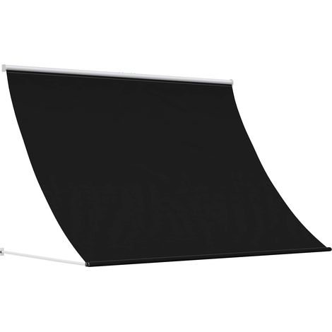 Tenda da Sole Nero 250 x 150 cm vidaXL