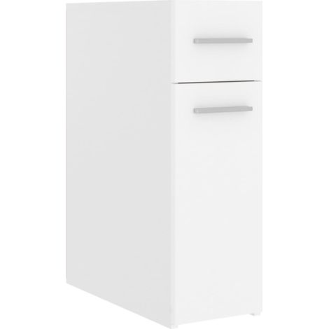 Apothecary Cabinet White 20x45.5x60 cm Engineered Wood vidaXL