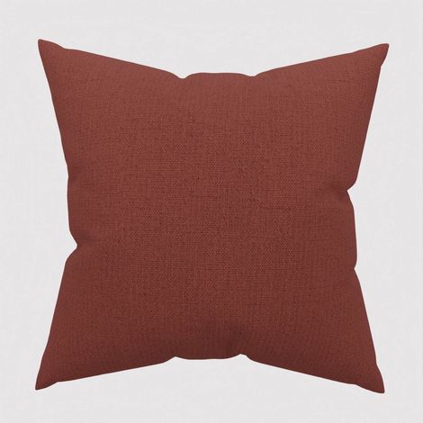 Coussin décoratif 45x45 cm Eclipse brique, par Soleil d'ocre (1/2)