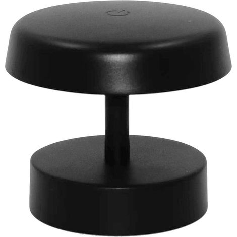 Lampada da tavolo led ricaricabile IP54 mod. San colore nero