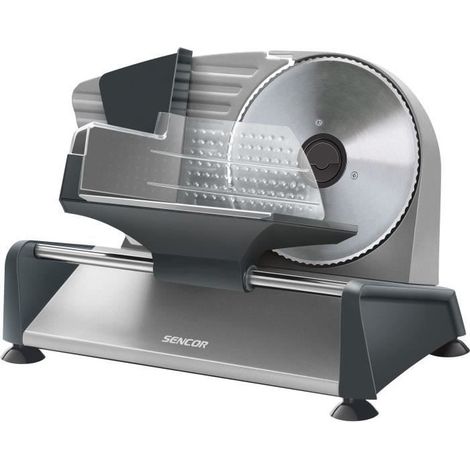 Trancheuse électrique - SENCOR - SFS 4050SS - 150 W - Epaisseur de tranche : jusqu'à 15 mm - Argent