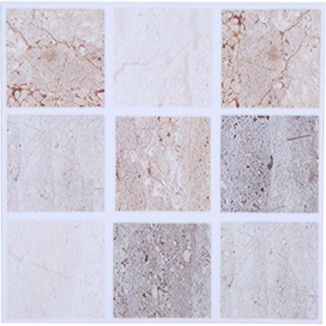 18 autocollants de transfert pour carrelage mosaïque, salle de bain, cuisine, bricolage, maison (10 cm x 10 cm) (004) (1/5)