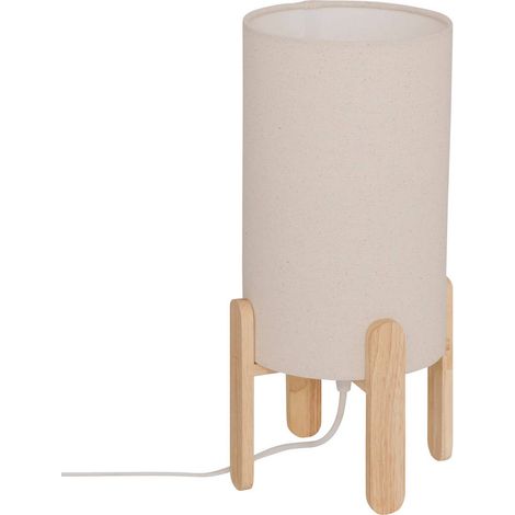 Lampada da tavolo settore funghi rafa beige h37cm - Atmosphera créateur d'intérieur