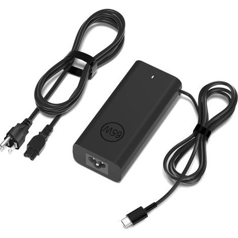 Garden FutureChargeur USB C 65 W pour ordinateur portable Dell Latitude 3540 5520 5530 5540 5550 5420 5430 5440 5450 7420 7430 7440 & Inspiron 14 16 7620 Chromebook 3100 et XPS 13. (1/5)