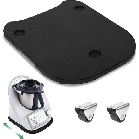 Planche Coulissante Compatible avec TM5/6 Planche Support Avec des Roues, Robuste Bambou Bois Plateau/Slider, accessoires Compatible avec TM5/6 (1/5)