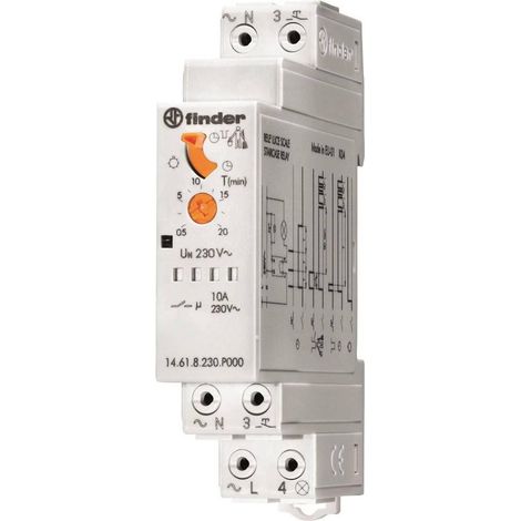 Finder Timer multifunzione bianco per illuminazione interna