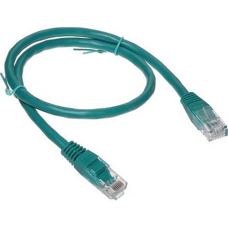 Cordon de brassage RJ45/6/0,5-vert 0,5m (1/2)