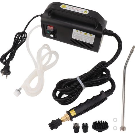 Nettoyeur vapeur portable intelligent noir 2500 W pour la maison, haute pression, chauffe instantanée, prise UE 220 V (1/5)