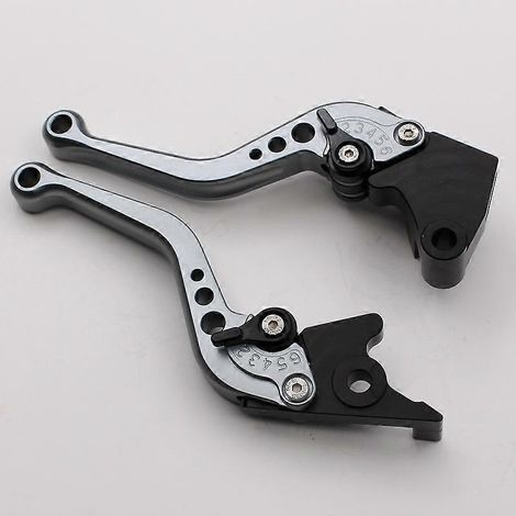 Poignée de frein, d'embrayage et de klaxon (tige courte, grise) pour moto Kawasaki ZX-25R (1/5)