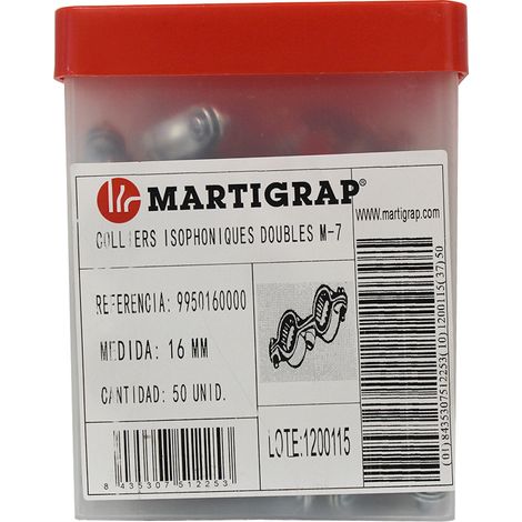 50 colliers isophonique double M7 x 150 pour tube Ø16 - Arcanaute (1/5)