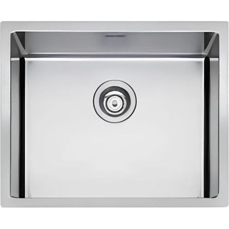 Apell SZ54FSFR Lavello da Incasso 1 Vasca 54x44 cm Acciaio Inox Spazzolato Sopratop Filotop Sottotop colore Acciaio