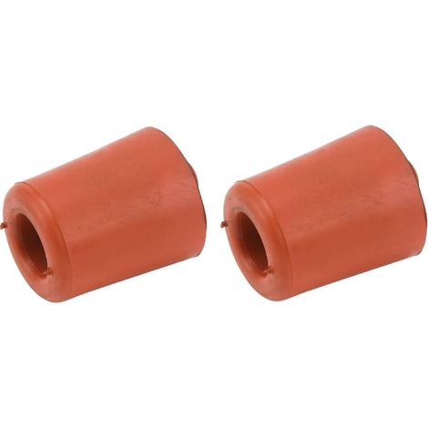 2x butée de porte rouge diamètre 35mm butoir caoutchouc bricolage universelle