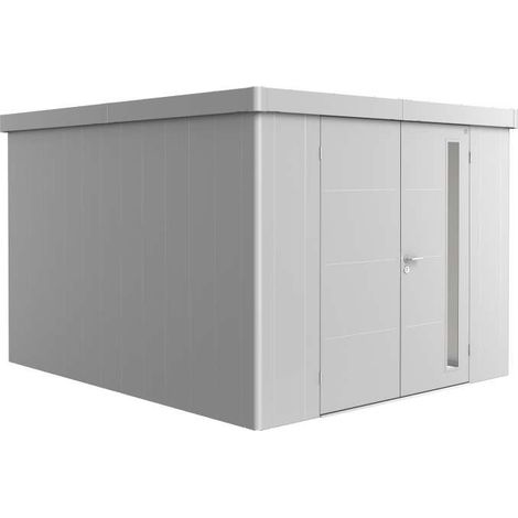 Casetta Neo 4C doppia porta, argento metallico