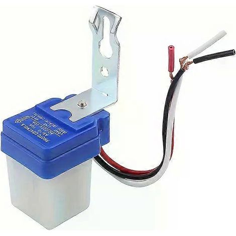 Automatischer Lichtschalter für 12 V/24 V Gleichstrom und 110 V/220 V Wechselstrom, 50–60 Hz, 10 A, wasserdichter Lichtsteuerungs-Sensor-Schalter – JXLGV (1/4)