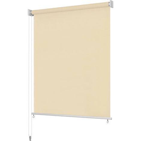 Außenrollo 180 x 140 cm Cremeweiß