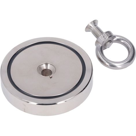 Aimant de pêche 794 lb de force de traction super puissante pour outils, robuste, argent de récupération (1/5)