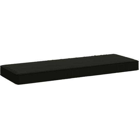 Coussin de banc 1 pièce VUGHT 100 % polyester Noir vidaXL