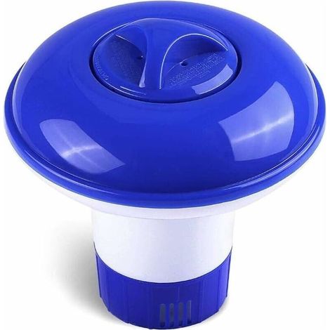 Distributeur Flottant, 5 inch Distributeur de Chlore Distributeur Flottant de Chlore Flotteur Chlore Piscine pour Piscine, Parc Aquatique, Spa (1 pièce) (1/5)