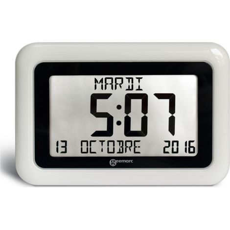 Geemarc 1558323 à quartz Horloge radiopilotée bois (1/5)