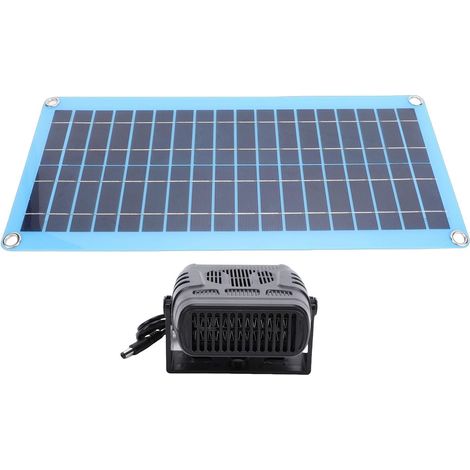 Solar Heater for Greenhouse, Portable Solar Heater with Overheating Protection, Car Panel for Winter Drying, Chicken Coop for Pet and (1/5)