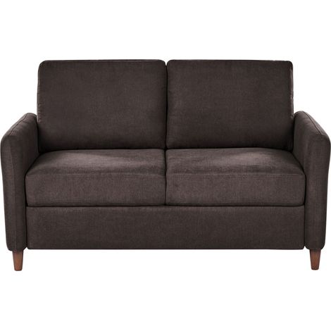 Sofa 2-Sitzer MARE Stoff Dunkelbraun (1/5)