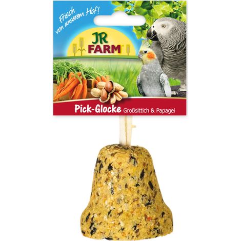 JR FARM Tasty bell - uno spuntino delizioso per tutti i pappagalli più grandi 160 g (1/4)